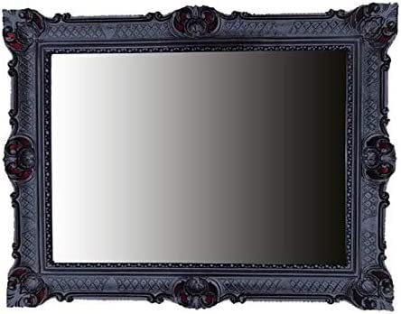 Lnxp WANDSPIEGEL BAROCKSPIEGEL Spiegel IN SCHWARZ Black 90x70 cm ANTIK BAROCK Rokoko Shabby CHIC Renaissance JUGENDSTIL Retro Design LUXURIÖS PRUNKVOLL 58SP