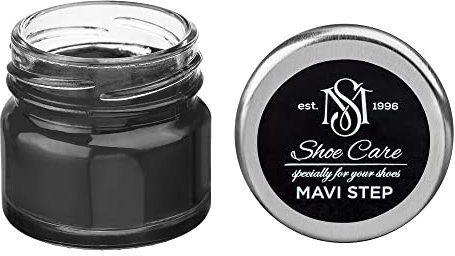 MAVI STEP Crème de Beauté pour Chaussures en Cuir à Base de Cire - 114 Gris Clair