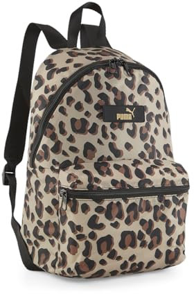 PUMA - Core Pop Backpack, Mochila Mujer, Prairie Tan-Animal AOP, OSFA -