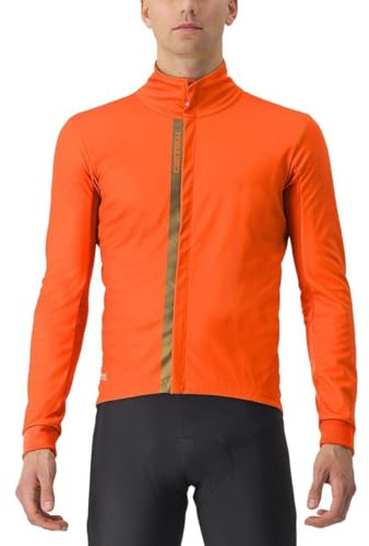 CASTELLI 4523508-857 ENTRATA JACKET Jacket Unisex RED ORANGE/METAL BROWN Größe XXL