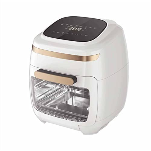 Friggitrice ad Aria, Forno Elettrico Domestico da 11 Litri di Grande Capacità, 8 Ricette di Cucina Preimpostate, Touch Screen Digitale a LED, Spegnimento Automatico con Controllo della Temperatura,