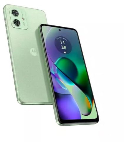 Motorola Moto g54 5G (display FHD+ da 6,5, doppia fotocamera da 50 MP, 8/256 GB, 5000 mAh, Android 13), verde menta