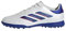 adidas Unisex COPA Pure II League Football Boots Turf Fußballschuhe, Cloud White/Lucid Blue/Solar Red, 35.5 EU