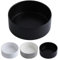 Addogyy Black Dog Bowl Ceramic for Medium Large Breed,Dog Food Water Dish Heavy Weighted, Non Slip Porcelain Extra Large Big 9.4 in Pet Bowl