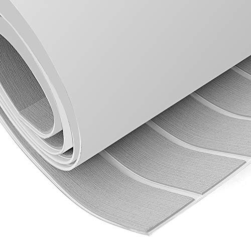 Mermajestic Eva Foam Teak Wood Boat Flooring Rug, Non-Slip Pads for Self-Adhesive Motorhomes, Yacht Synthetic Decking Foam (95.00 x 18.00 x 18.00 cm)