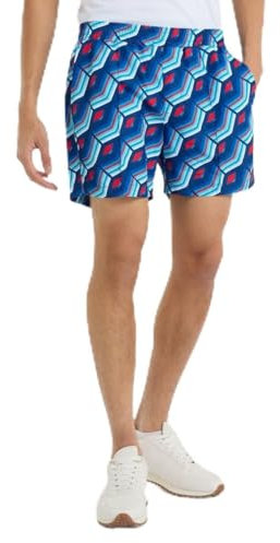 Umbro Herren-Badeshorts, bedruckt, Größe S, Königsblau, königsblau