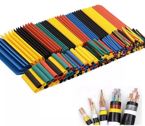 Trimming Shop 328 Pcs - Heat Shrink Tubing Kit, Electric Insulation Tube Kit, Electrical Wire Cable Wrap, Electrical Insulation Tube Kit, Wire Connectors Tube Kit, Electrical Cable Heat Shrink Sleeve