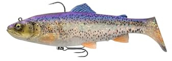 Savage Gear 3D Trout Rattle Shad, Realistic Swimbait with Tail Paddle, Ideal for Pike, Bass and Torpedo Fishing, Length 20.5cm 135g Fast Sinking (CI BI Trout)