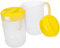 BUGUUYO 2st Flasche Kaltes Wasser Eistee-zubereitungskrug Kleiner Wasserkrug Krüge Für Getränke Wasserkühler Krug Wasserbehälter Yellow Plastik Wiederverwendbar
