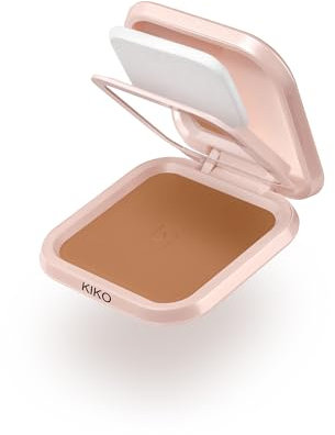 KIKO Milano Skin Lover Refining Face Powder Foundation 09, Feuchtigkeitsspendende, Vereinheitlichende Kompaktpuder-Foundation