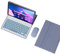 HLTOOP Custodia con Tastiera per Lenovo Tab M10 3a Generazione 10.1 TB328FU, Tastiera Wireless Retroilluminata Staccabile con Cover Protettiva Magnetica, Mouse Ricaricabile,Viola