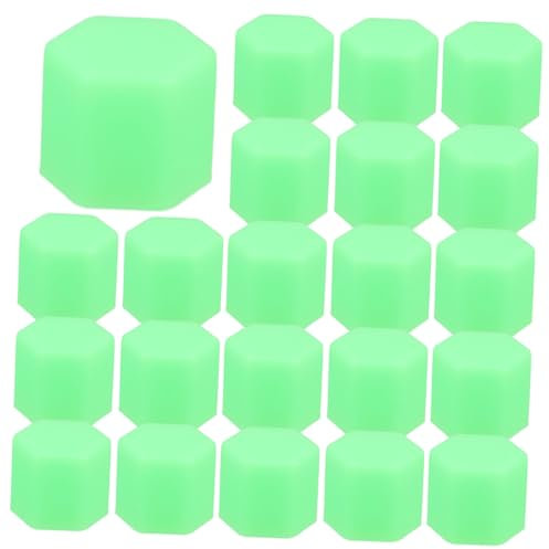 iplusmile 20 Stück Auto Radkappen Fluoreszierende Reifenventilkappen Widget Felgenreifenmutterabdeckung Leuchtendes Reifenschraubenkappen Set Radmutter Beleuchtet Mini Chariot