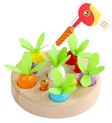 Holzpuzzle Angel Spiel Spielzeug Farm Ernte Magnetische Kinder Frühes Lernen Sensorisch Anschließend Magnetisches Spiel Vorschule Geschenk Kleinkind Kid Early Learning Hand Eye Koordination Spielzeug