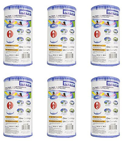 Intex 29000E/59900E Easy set Pool Mnbhfd cartuccia di ricambio filtro tipo A o C, 6 pezzi (confezione da 5)