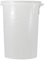 Bidon Corail en Plastique Blanc 55 x 74 cm 120 l