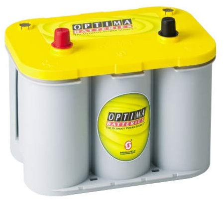 OPTIMA YELLOW TOP YTS 4.2 8012-254 8012254 AGM BATTERY 12VOLT 55AH 765A