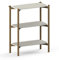Keter FOM by 3 Tier Base Modern Bookshelf Wall Mounting Shelving System Made with Sustainable Manufacturing â€“ Perfect for Home Décor, Office Storage and Organization, White