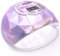 Easkep UV Light for Nails Lamp - 86W UV LED Nail Lamp Gel Nail Polish Curing Dryer for Salon 4 Timer Setting Auto Sensor Machine (Taro)