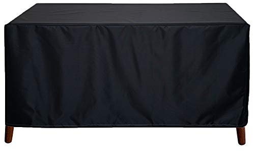 QIAOH Garden Furniture Covers Waterproof 218x218x90cm, Furniture Covers for Sofas and Chairs, Outdoor Furniture Covers Waterproof 420D Heavy Duty, Patio Table Covers Windproof Anti-UV Rectangular