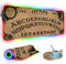 RGB Gaming Mouse Pad with Coffee Coaster, XXL Large Glowing LED Mousepad, Anti-Slip Rubber Base, Computer Keyboard Desk Mouse Mat 31.5 X 11.8 Inch - Retro Ouija Board