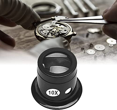 1 Stück Lupenbrille 3X 5X 10x 15x 20x Uhrenreparaturlupe Tragbare Lupe Glasaugenlinsen-Reparatur-Set GeeignetUhrenherstellung ReparierenNützlich und praktisch