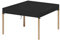 VANSHEIM Abdeckhaube Tischplatte Abdeckung Gartenmöbel Quadratisch Tischabdeckung Gartenmöbel Wasserdicht Tisch Hülle Schwerlast Oxford Polyester Terrassenmöbel Abdeckung 70x70x15cm