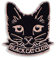 Pin's Black Cat Club - Club Du Chat Noir - Animaux - qualité de finition - Epingle - Broche - Badge -