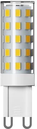 ledscom.de G9 LED Leuchtmittel, warmweiß (2800 K), 3,5 W, 485lm, 3-Stufen-Dimmer