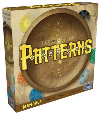 Lookout, Patterns: EIN Mandala Spiel, Familienspiel, Brettspiel, 2 Spieler, Ab 8+ Jahren, 20 Minuten, Deutsch