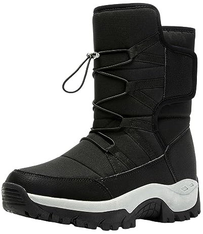 Scarpe Uomo Invernali Alti Outdoor Stivali Militari Scarpe Invernali Impermeabili Imbottiti Scarponcini da Caccia Foderato Scarpe da Neve Antipioggia Snowboard Scarpe Trekking Stivaletto Montagna