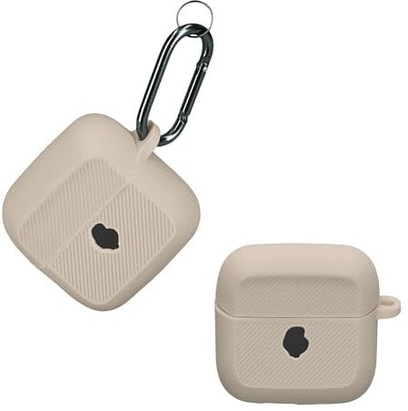 kwmobile Case Compatible with Skullcandy Mod Case - Silicone Cover Holder for Earbuds - White