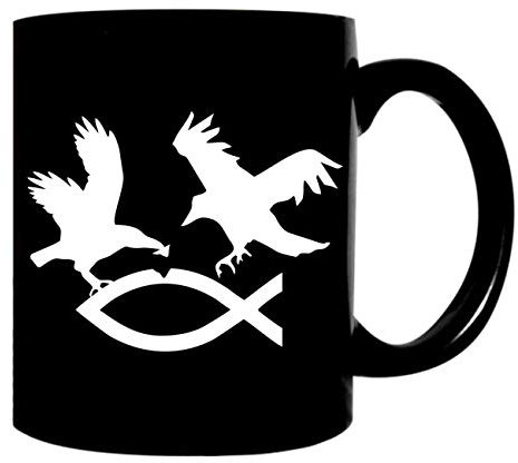 Männer Tasse Becher Odins Raben Camping heiden pagan antichrist walhalla