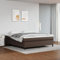 BAZZI Boxspringbett 160 x 200 cm Polsterbett 160 x 200 cm Komplettes Bettset,Bett 160 x 200 cm Mit Lattenrost Braun-3 Kunstleder Jugendbett Perfekt für Jugendzimmer, Futonbett