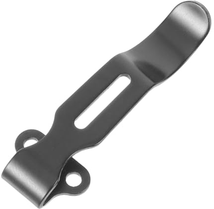 SEWOART Taschenclip Für Edelstahl Pocket Clip Tragbarer Gürtelclip Für Messerscheide Messerrückenclip Mit Befestigungsschrauben Für Camping Und Reisen
