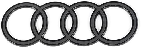 Audi 8Y5853742C716 Ringe Logo Emblem Aufkleber schwarz/anthrazit, nur für Limousine
