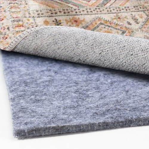 Extra große Teppicheinlage – 1,5 x 2,1 m dicke Filzunterlage für alle Böden, hält Teppiche weich und sicher an Ort und Stelle