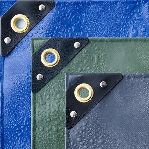 A-TEX® PVC Abdeckplane 650 g/m² LKW Plane mit Ösen | Verschiedene Größen und Farben wählbar | Gartenplane Bauplane Bootsplane Holzplane | wasserdicht | reißfest | uv-stabilisiert (Grau, 2 x 3 m)