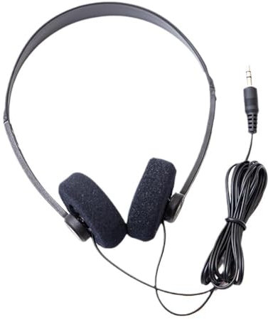 kkiuop 1 x Bügel-Kopfhörer, Musik, MP3, Walkman, Retro-Feelings, kabelgebunden, tragbar, kleine Requisiten, B1b1, modisch, Sport, Foto
