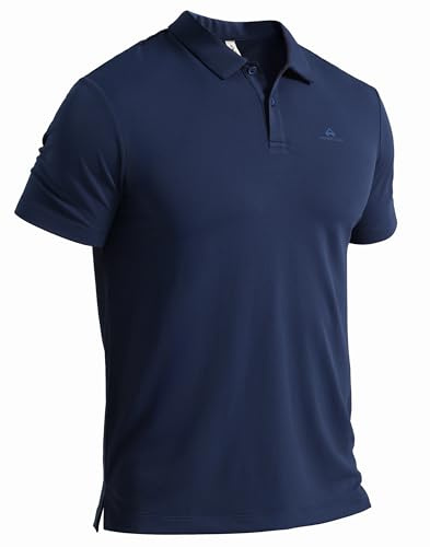 Pioneer Camp Polo Uomo Manica Corta con Tessuto Traspirante e Anti-UV, Maglia da Uomo con Collo Classico e Bottoni, Modello Aderente, Ideale per Sport e Casual