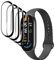 Jewloofa Protector de Pantalla Compatible con Xiaomi Smart Band 9 Cristal Templado [4 Piezas], 9H Dureza, Vidrio Templado para Xiaomi Smart Band 9