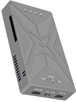 Aluminium Alloy SSD Case M.2 NVME Dual Bays & 4 RAID Modes 20Gbps Hard Drive Enclosure with Intelligent Sleep Function