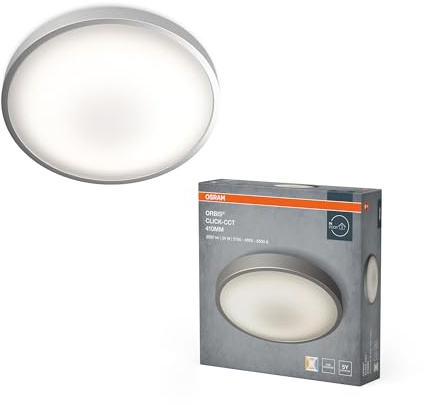 Osram Orbis LED-Leuchte mit Click-CCT 410mm 24W | Orbis, Indoor Wall Lighting, Weiß, 410 mm dia, 25000 h, 1-Pack