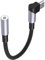 Qsvbeeqj Adaptateur coudé USB Type C vers 3.5 pour écouteurs USB C 3 5 mm Convertisseurs de câble audio pour S22 S21