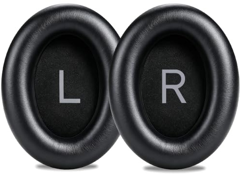 Lukvcoe Earpads for Bose QuietComfort 45 (QC45)/QC SE Headphones, Black | Perfect Fit, Simple Quick Install, Noise Isolation, Enhanced Durability, Ergonomic, Long Sessions, Protein Leather