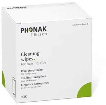 Phonak Cleansing Wipes (Pack of 30) – Professional Cleaning for Hearing Aids & Earmolds