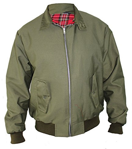 SKYTEX UK Harrington Jacket (XL, Olive)