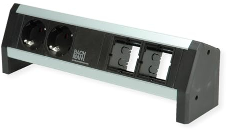 Bachmann Steckdoseneinheit 902.011 2xSchuko 2xABD GST18 Mehrfachsteckdose 4057298009617