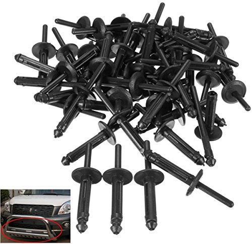 Alamor 50Pcs Kotflügel Schutzblech-Nieten Für Jeep Grand Cherokee