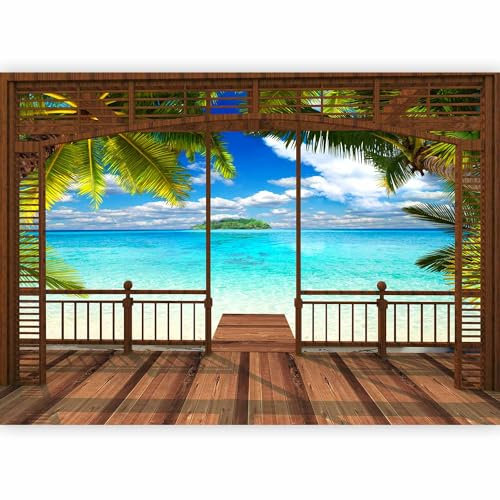 murando Photo Wallpaper 196x140 cm Peel and Stick Self-Adhesive Foil Print Wall Mural Nature Landscape sea c-C-0099-a-a