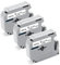 UniPlus 3x Kompatibel Schriftband als Ersatz für Brother M-K221 MK221 M-K221S Nicht-laminiertes für Brother PT-90 PT-M95 PT-80 PT-65 PT-85 PT-75 PT-BB4 PT-100 PT-110, 9mm x 8m, Schwarz auf Weiß
